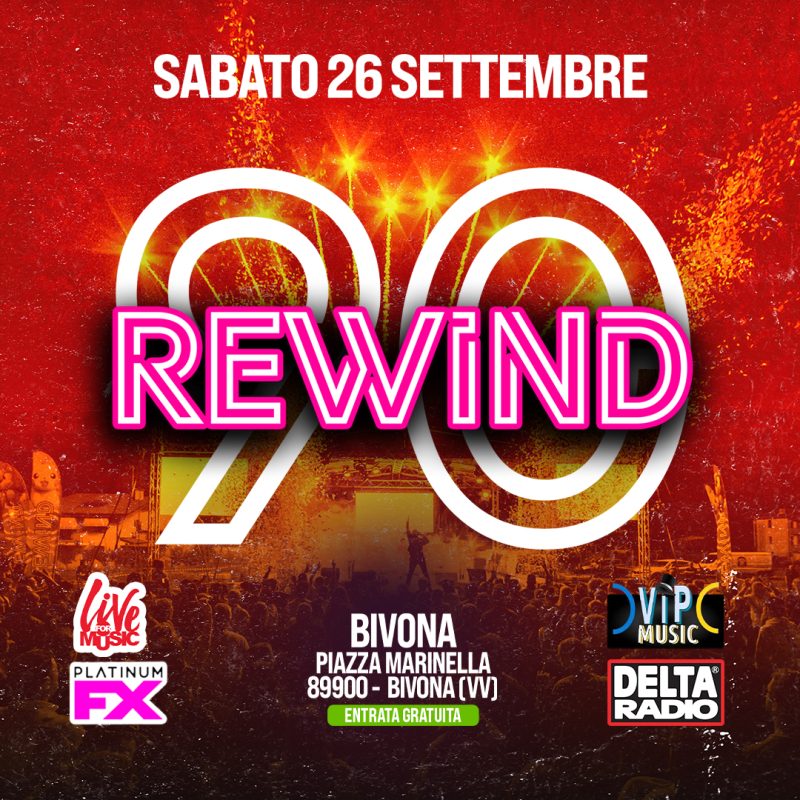 Copertina evento REWIND90 - BIVONA VV