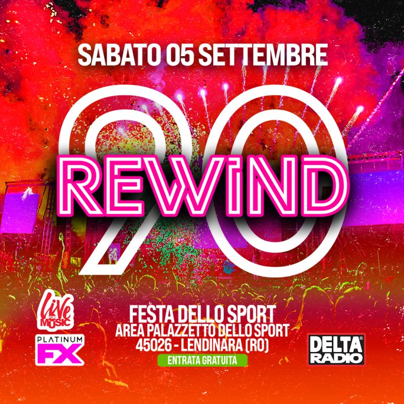 Copertina evento REWIND90 - LENDINARA RO