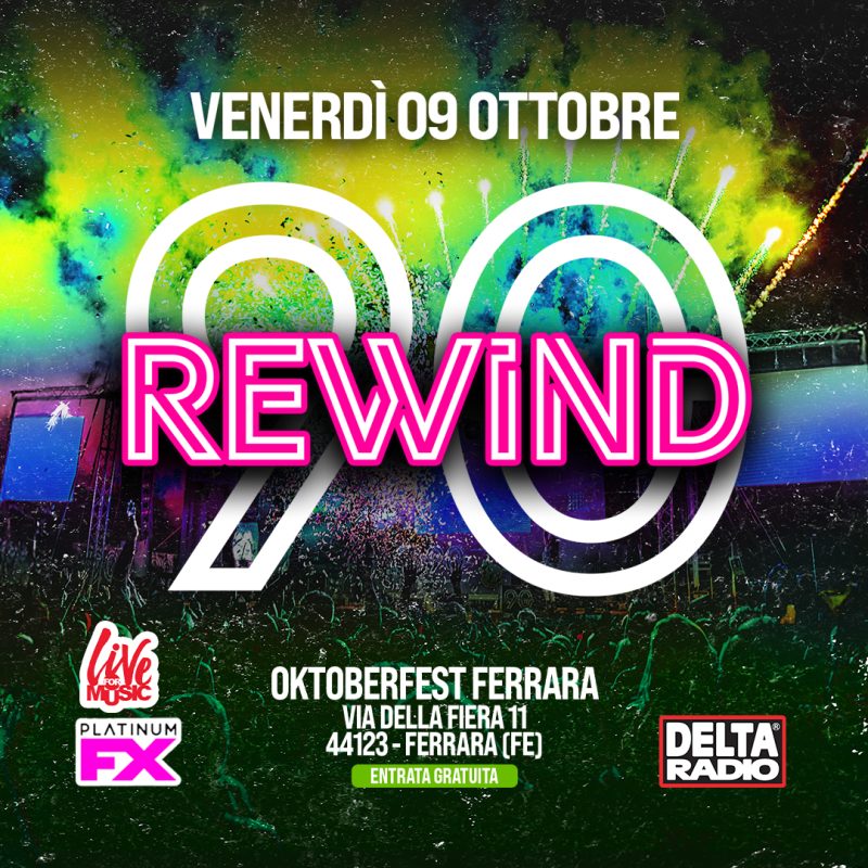 Copertina evento REWIND90 - OKTOBERFEST FERRARA