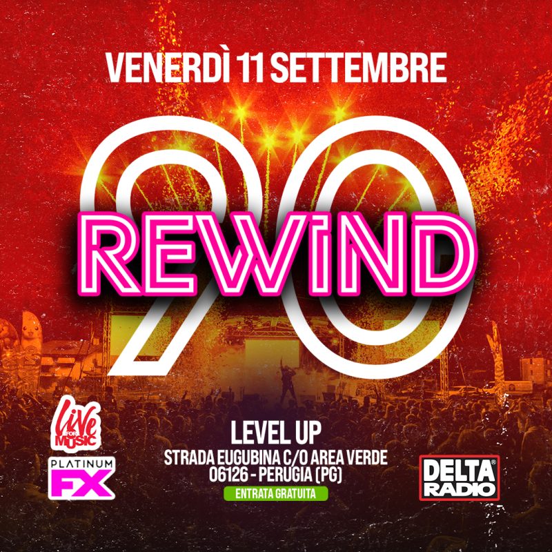 Copertina evento REWIND90 - PERUGIA PG
