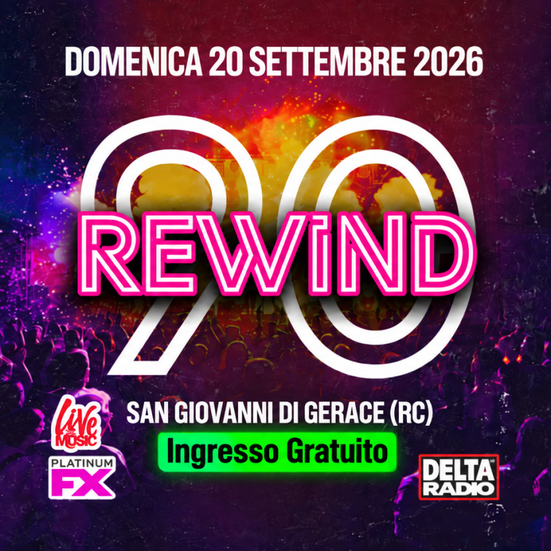 Copertina evento REWIND90 - SAN GIOVANNI DI GERACE RC