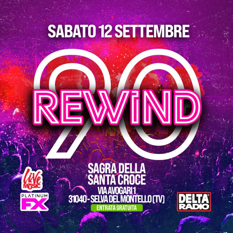 Copertina evento REWIND90 - SELVA DEL MONTELLO TV