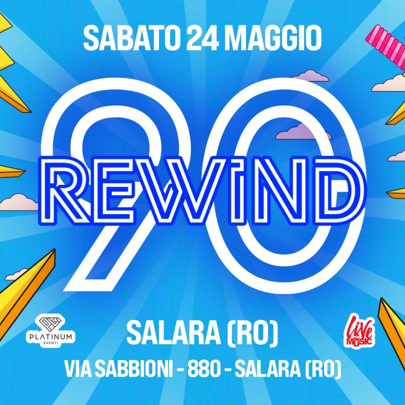 Copertina Evento - Rewind90 - 2025-05-24 - Salara