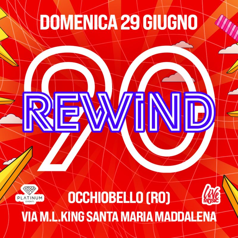 Copertina Evento - Rewind90 -2025-06-29 - Santa Maria Maddalena