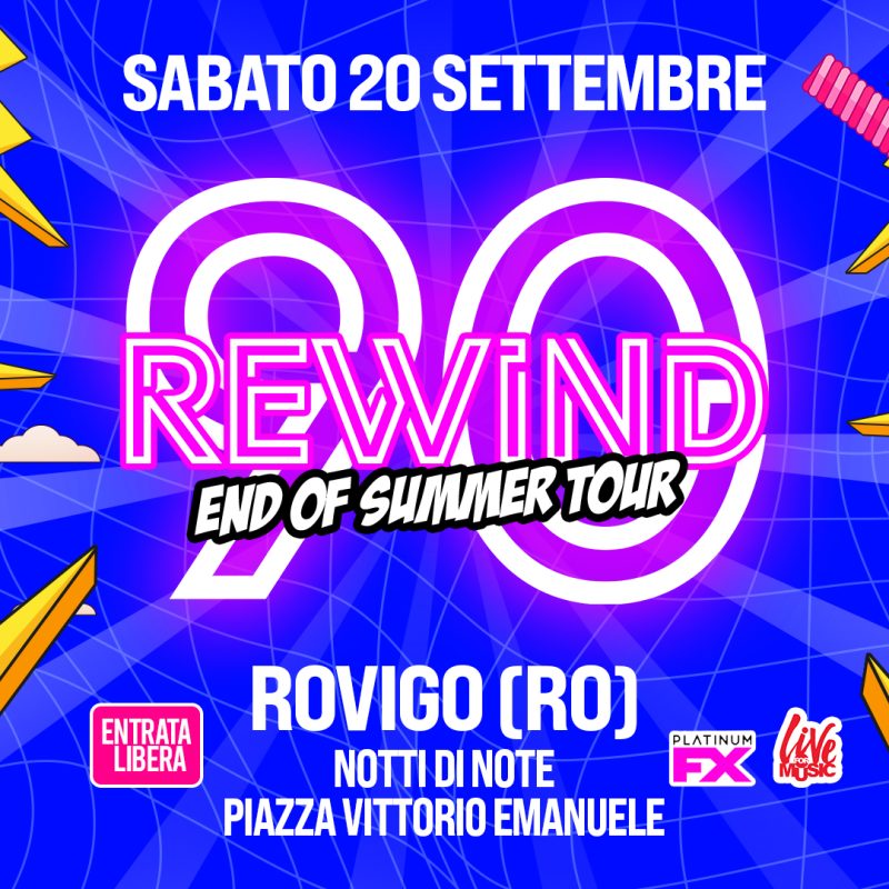 Copertina Evento - Rewind90 - 2025-09-20 - Rovigo