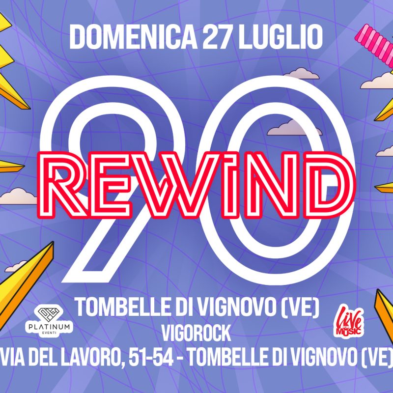 Copertina Evento - Rewind90 - 27 luglio